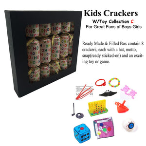 For Kids Christmas Crackers w/gifts collect C