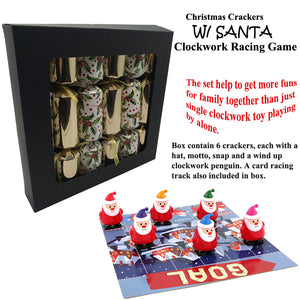 Christmas Cracker Family w/Santa Racing Game Toy Set